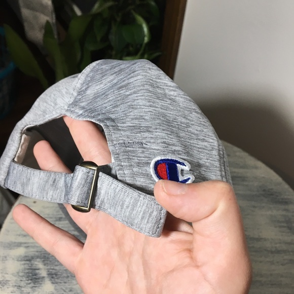 NWT Heathered Gray Champion Baseball Cap One Size - Picture 4 of 4